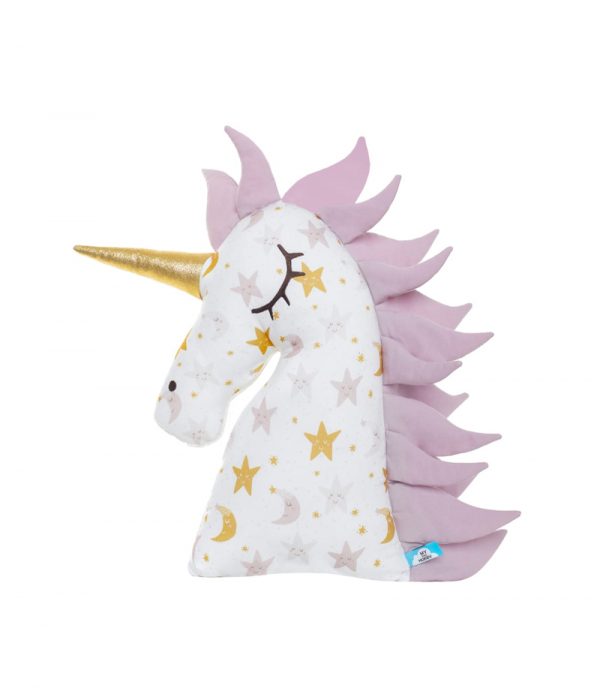 Miękka oraz przytulna poduszka Jednorożec minky Unicorn 52cm