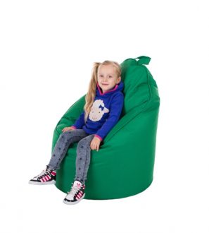 Miękki i przytulny fotel relaksacyjny (zielony)