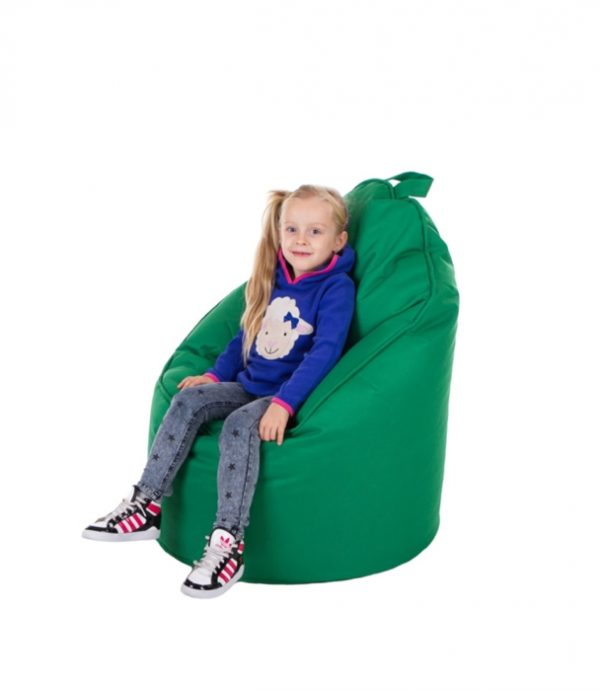 Miękki i przytulny fotel relaksacyjny (zielony)