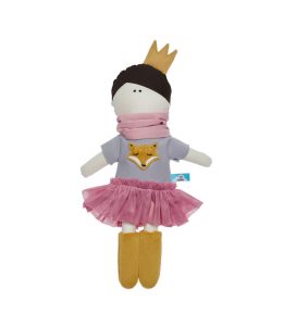 Przytulanka lalka księżniczka w stylowej tiulowej sukience 40cm
