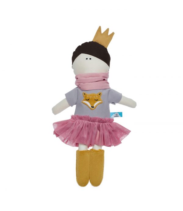 Przytulanka lalka księżniczka w stylowej tiulowej sukience 40cm