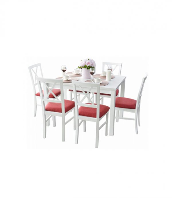 Stół rozkładany + 6 krzeseł Majorka