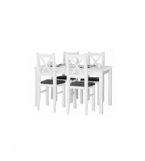 Stół rozkładany z krzesłami LV