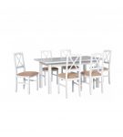 Stół rozkładany z krzesłami XLVI