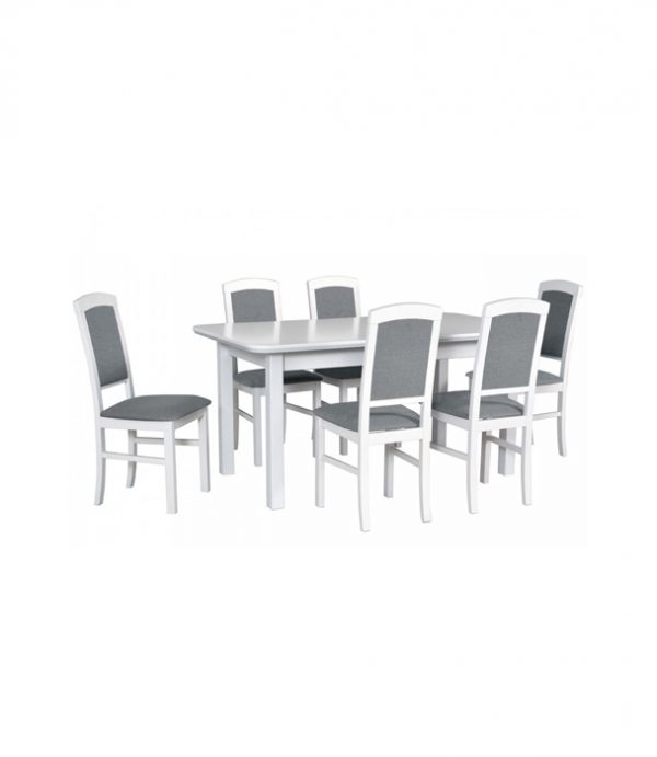 Stół rozkładany z krzesłami XLVII