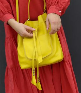 Worek miejski, torebka, plecak 3in1 żółty pick